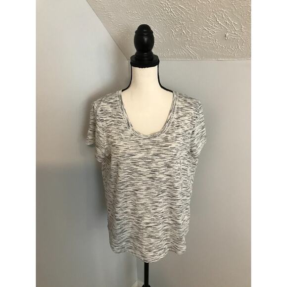 Lululemon Meant To Move Tee Tiger Space Dye Black White - Picture 1 of 6